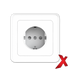 X.STIKK INNF M/J ENKEL HVIT HURTIGKOBLING