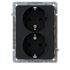 X.STIKK INNSATS DOBBEL 2S LAV SORT HK KUN I 1,5BOKS