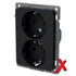 X.STIKK INNSATS DOBBEL 2S LAV SORT HK KUN I 1,5BOKS
