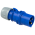 STØPSEL 230V 216-6, 2P+J. IP44 PCE