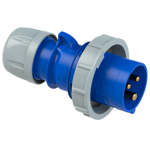 STØPSEL 230V, 216-6 2P+J IP67 PCE