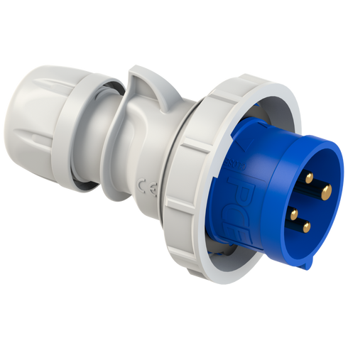 STØPSEL 230V 3P+J, 332-9 IP67 PCE