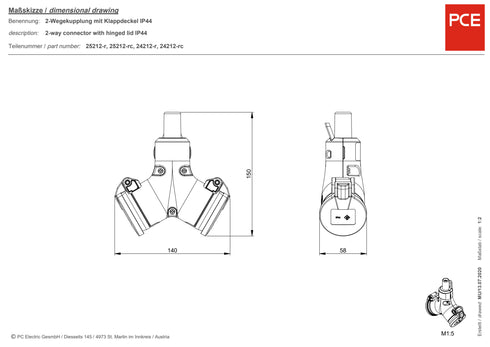 FORGRENER 2-VEIS IP44