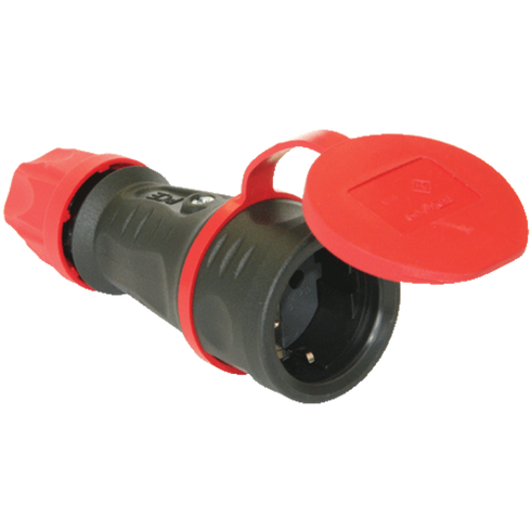 SKJØTEKONTAKT TOP TAURUS IP44 ROBUST GUMMI