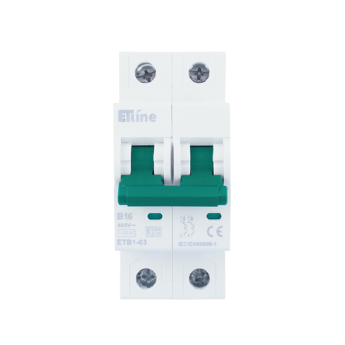 ETLINE AUTOMAT 2P 16A-B-KAR 10kA