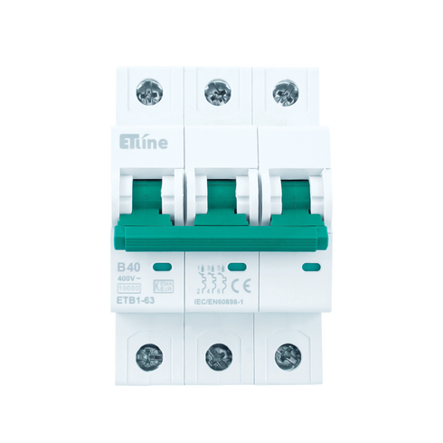 ETLINE AUTOMAT 3P 40A-B-KAR 10kA