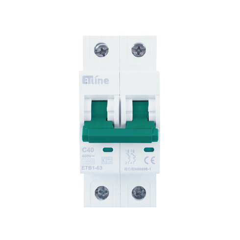 ETLINE AUTOMAT 2P 40A-C-KAR 10kA