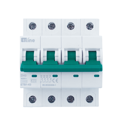 ETLINE AUTOMAT 4P 40A-D-KAR 10kA