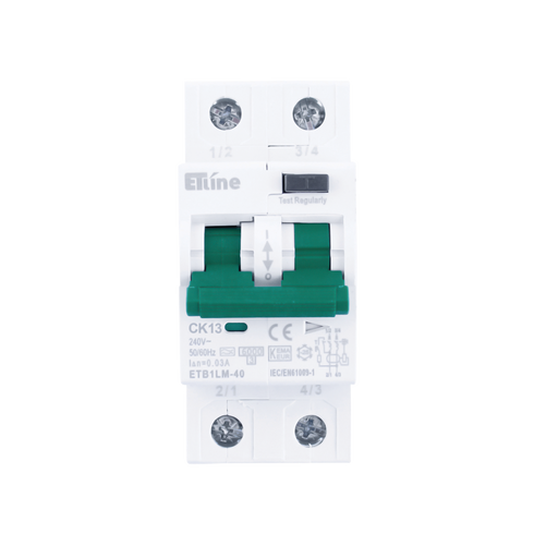 ETLINE JFA 2P2M 13A-CK-KAR 30mA 6kA