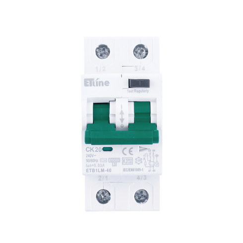 ETLINE JFA 2P2M 20A-CK-KAR 30mA 6kA