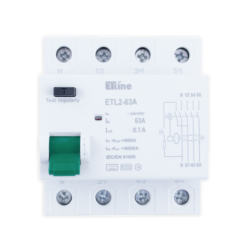 ETLINE JFB 4P4M 63A 100mA TYPE A