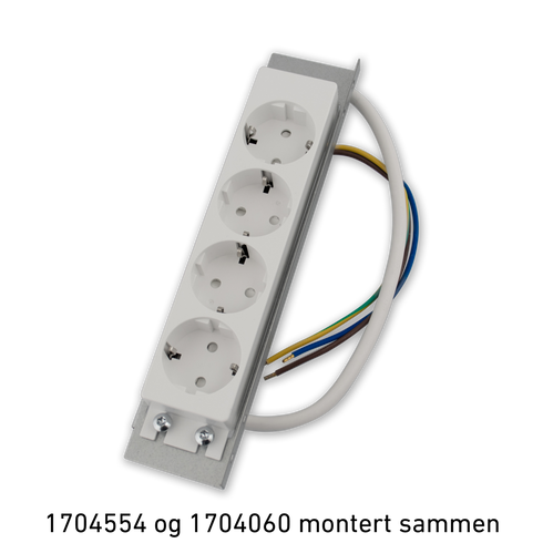 ETLINE STIKK FOR SMARTSKAP 4x SCHUKO