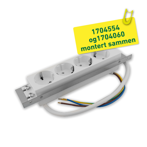 ETLINE SMARTSKAP STIKK BRAKETT INKL 4 SKRUER PASSER SBS OG OU