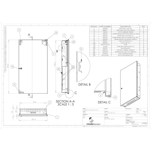 Flexibox innf 2 rad+sv.str