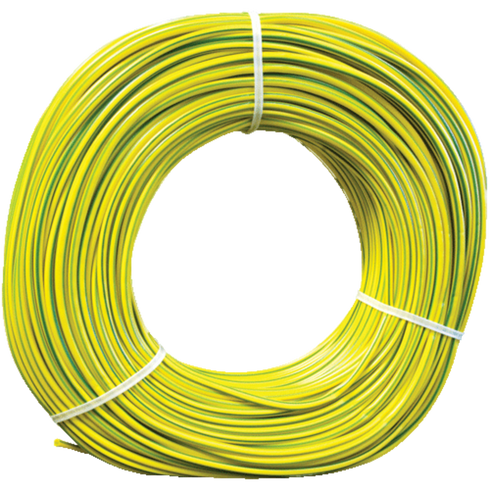 Strømpe PVC Gul/Grønn 10mm
