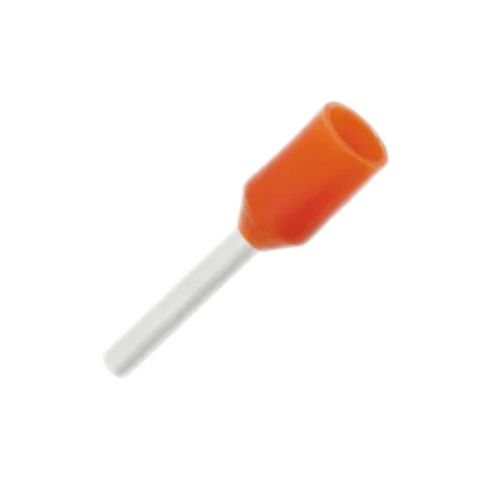 Isolert endehylse 0,5mm² 8mm - 100 stk