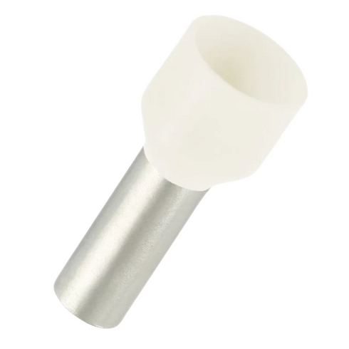 Isolert endehylse 10mm² 12mm - 100 stk