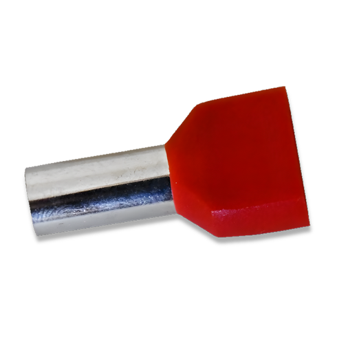 Isolert twin endehylse 10mm²
