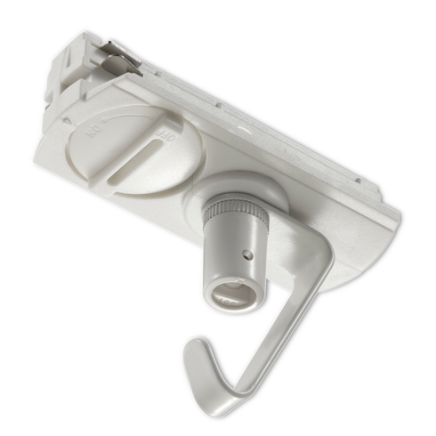Pendeladapter for skinne Hvit