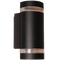 Focus vegg sort. GU10, 2x35W