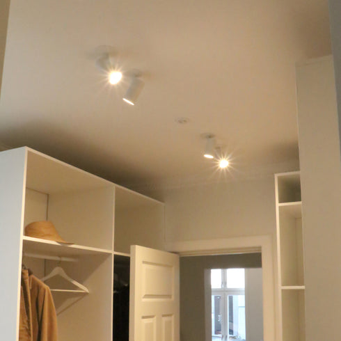 ETLED STAR SPOT GU10 SORT TAKMONTERING MAX 7W LED