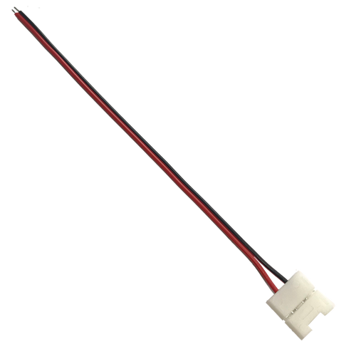 ETLED STRIP TILKOBLING M/KABEL 10MM IP20 15CM KABEL MAX 3A 5M