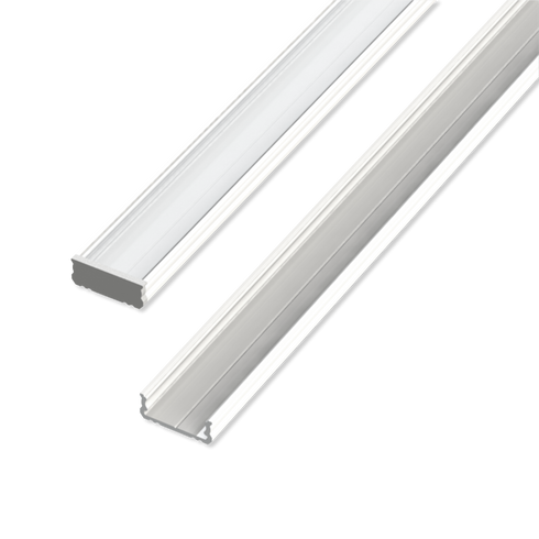 ETLED STRIP PROFIL X.LAV HVIT PÅVEGG H:6MM L:2020MM