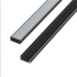 ETLED STRIP PROFIL X.LAV SORT PÅVEGG H:6MM L:2020MM