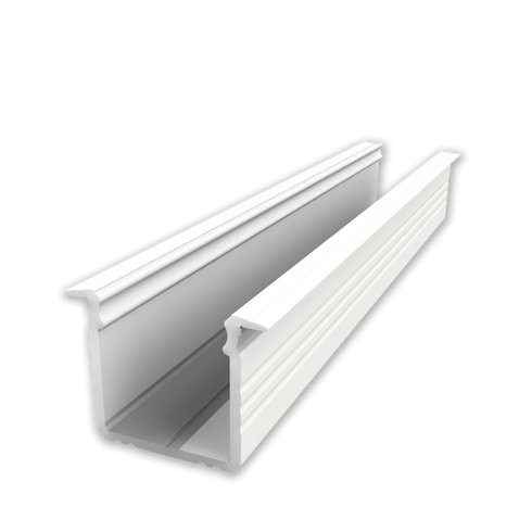 ETLED STRIP PROFIL HØY HVIT INNFELT H:15MM L2020MM
