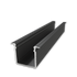 ETLED STRIP PROFIL HØY SORT INNFELT H:15MM L2020MM