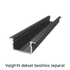 ETLED STRIP PROFIL SORT INNFELT H:9MM L2020MM