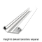 ETLED STRIP HJØRNEPROFIL HVIT PÅV. 45° H:9MM B:16MM L2020MM