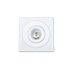 ETLED DECO RAMME 1 HULL HVIT FIRKANT TIL GLOW/DEEP/360