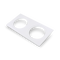 ETLED DECO RAMME 2 HULL HVIT FIRKANT TIL GLOW/DEEP/360
