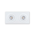 ETLED DECO RAMME 2 HULL HVIT FIRKANT TIL GLOW/DEEP/360