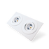 ETLED DECO RAMME 2 HULL HVIT FIRKANT TIL GLOW/DEEP/360