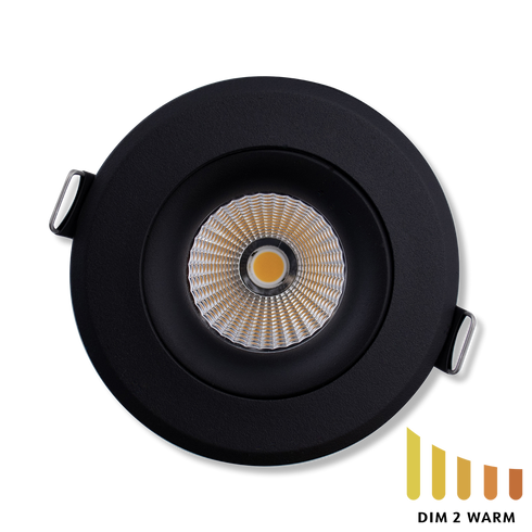 ETLED 360 DimToWarm MATT SORT 2800-2000K 8,6W IP44