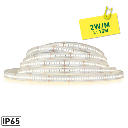 ETLED STRIP 2W IP65 2700K 12MM 24V DC 15M CRI 90 240LM/M