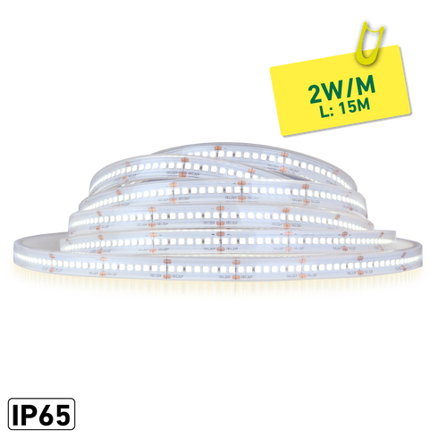 ETLED STRIP 2W IP65 3000K 12MM 24V DC 15M CRI 90 240LM/M