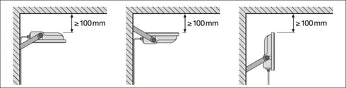 FLOODLIGHT 50 5500lm 830 PS SYM100 BK