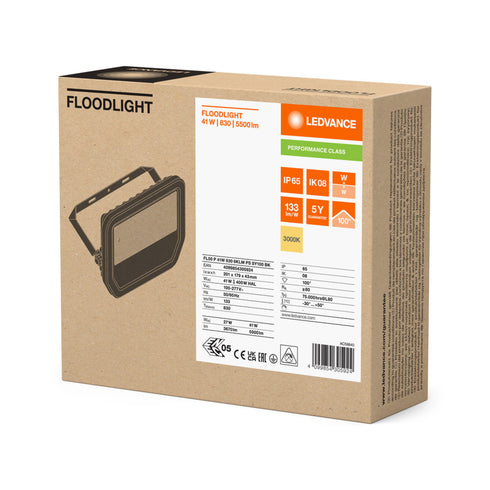 FLOODLIGHT 50 5500lm 830 PS SYM100 BK