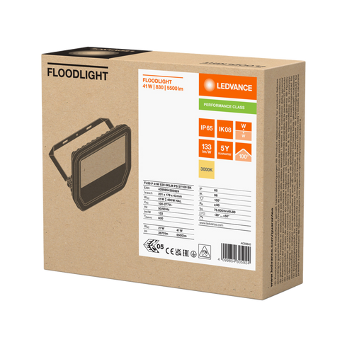 FLOODLIGHT 50 5500lm 830 PS SYM100 BK