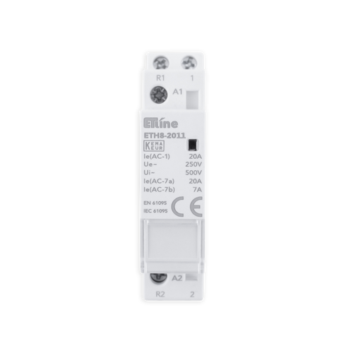 ETLINE MOD.KONTAKTOR 2P 20A 230V 1M 1NO/1NC
