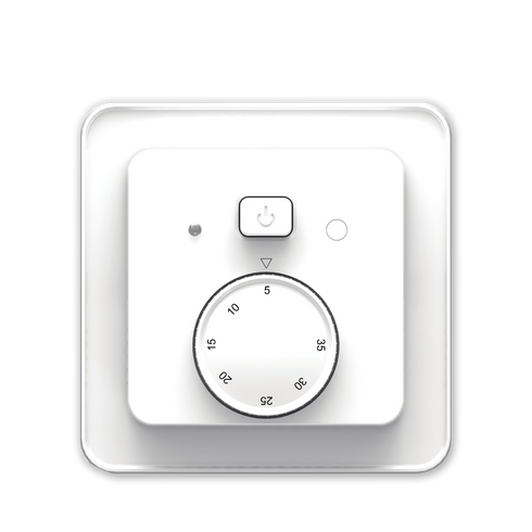 X.ETHEAT TERM/REG ANALOG HVIT 2-POL 16A
