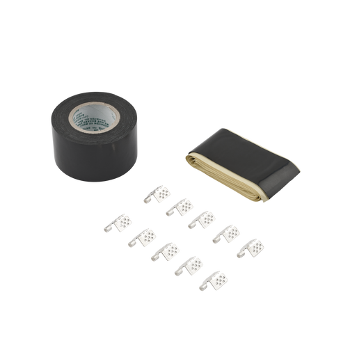 ETHEAT TILKOBLINGSSETT VARMEFOLIE 10 KLEMMER 1M VULT TAPE 10M ENDETAPE