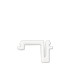 ETLINE KEYSTONE BLINDPLUGG HVIT