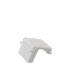 ETLINE KEYSTONE BLINDPLUGG HVIT