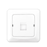 DATA DEKSEL 1xRJ45 RETT SCALA ICE SORT BAKSTYKKE