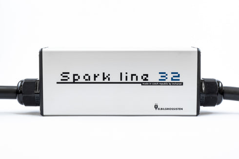SPARK BLUE 32 Ladekabel - 1x32A - 7,2 kW - Kontrollboks / ICCB - Elbilgrossisten