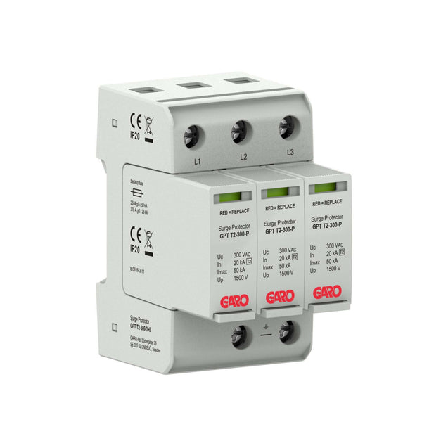 GARO Surge Protector — Series C GPT 300 — 3 + 4-pole - 400V TT / TN-S / TN-C
